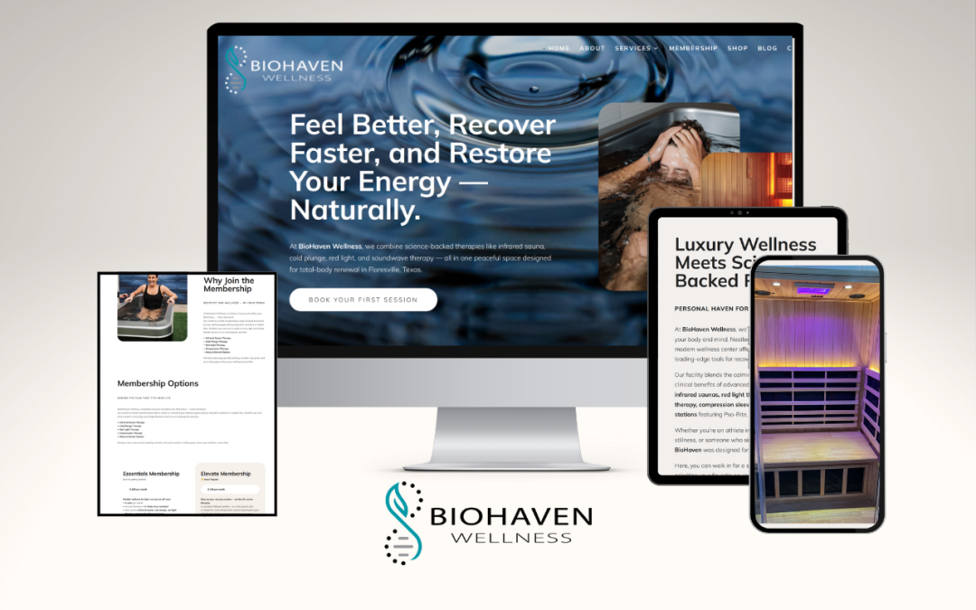 BioHaven Wellness — Innovative Wellness & Recovery Studio Website