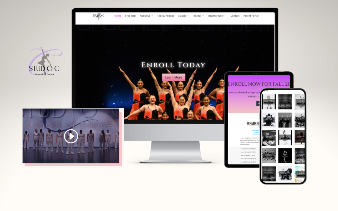 Studio C School of Dance — Modern Website for a South Texas Performing Arts Studio